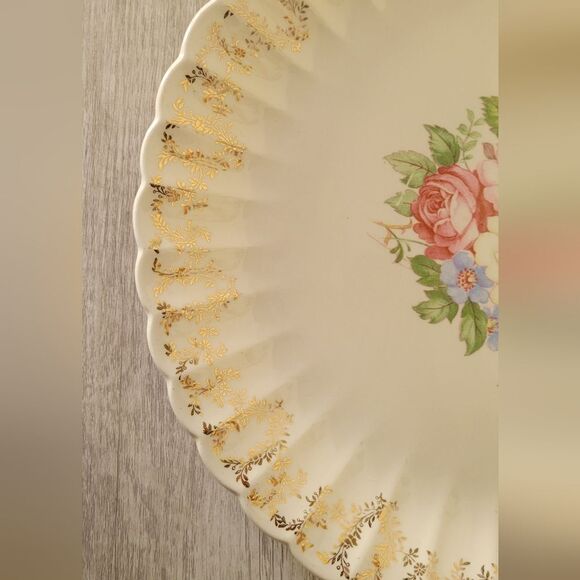 Limoges 22k gold rimmed serving plate - Picture 2 of 7